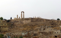 Ruins at Jabal Al-Qalaa, the Amman Citadel